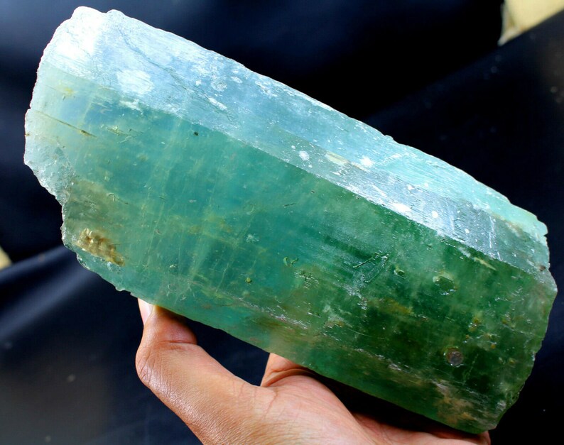 1645 gm Huge Double Terminated Natural Tri-Color Kunzite Crystal | Afghanistan