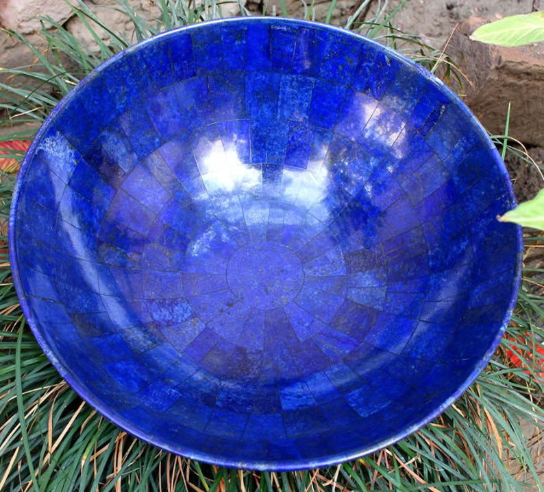 1780 Gram XXL Large High-Quality Lapis Lazuli Bowl – 305 × 305 × 140 mm