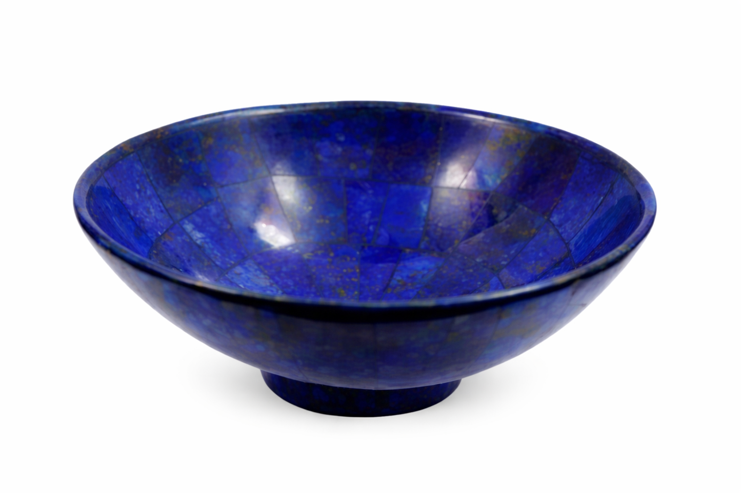 343 Gram Lapis Lazuli Bowl – Handmade from Badakhshan, Afghanistan