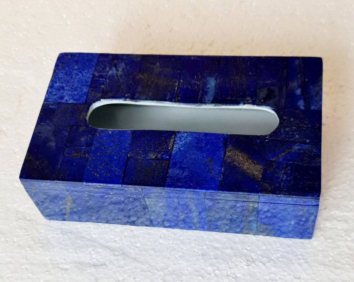 High Quality Lapis Lazuli Jewellery Boxes – 3 Pcs Set