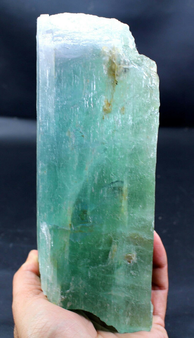 1645 gm Huge Double Terminated Natural Tri-Color Kunzite Crystal | Afghanistan