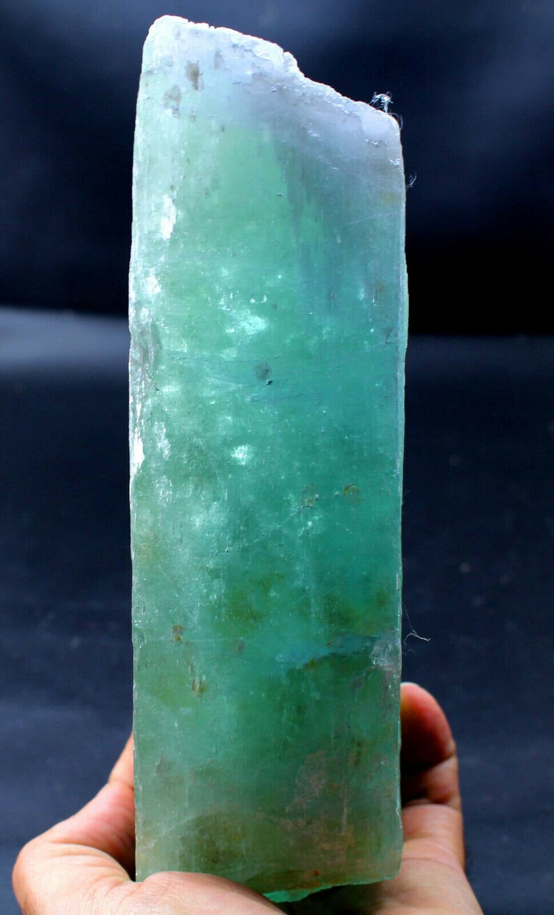 1645 gm Huge Double Terminated Natural Tri-Color Kunzite Crystal | Afghanistan