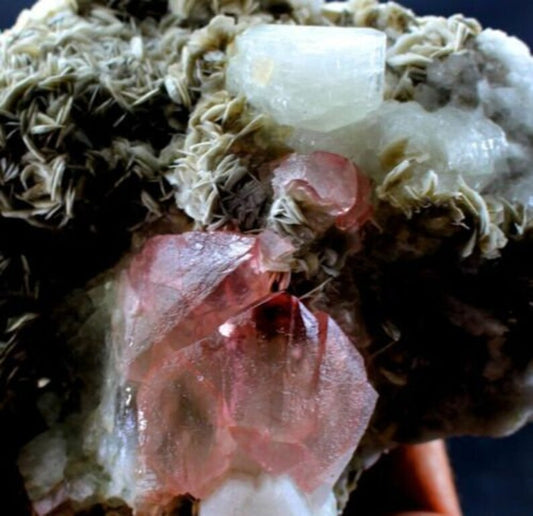 1078 Gm Undamaged Terminated Natural Gemmy Fluorite with Milky Topaz & Muscovite – Skardu Origin