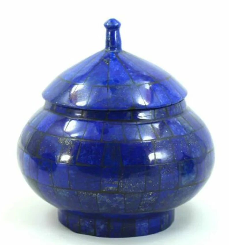 High Quality Lapis Lazuli Jewellery Boxes – 3 Pcs Set