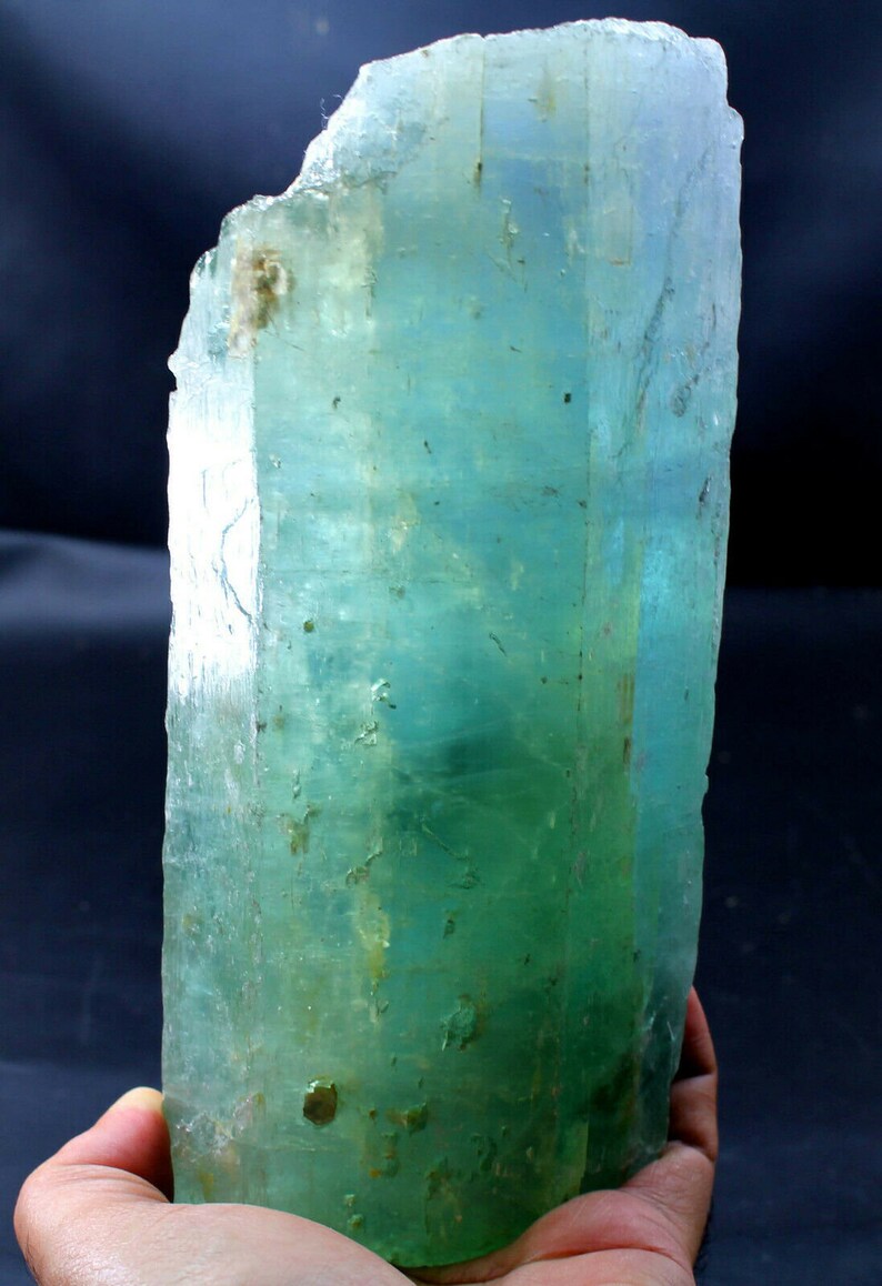 1645 gm Huge Double Terminated Natural Tri-Color Kunzite Crystal | Afghanistan