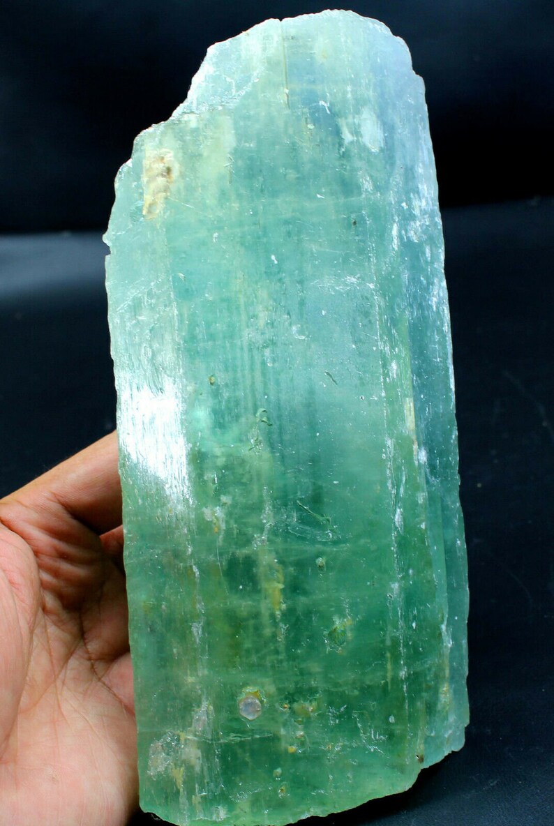 1645 gm Huge Double Terminated Natural Tri-Color Kunzite Crystal | Afghanistan