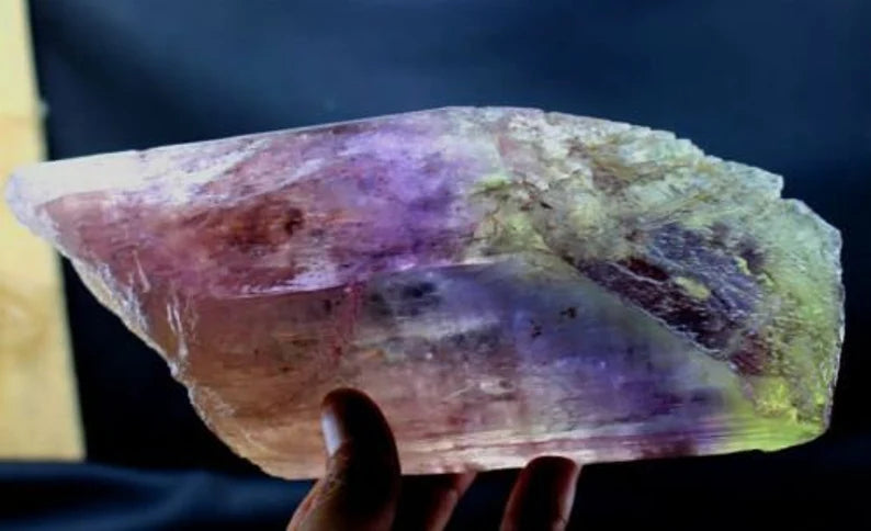 2545 gm Superb Large Double-Terminated Multicolor Natural Gemmy Kunzite Crystal – Afghanistan