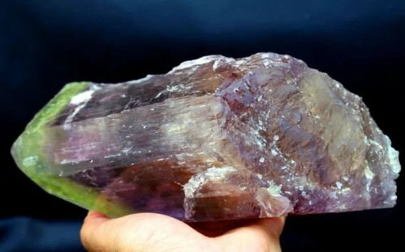 2545 gm Superb Large Double-Terminated Multicolor Natural Gemmy Kunzite Crystal – Afghanistan