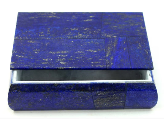 Handmade Royal Blue Lapis Lazuli Jewellery Box – Afghanistan