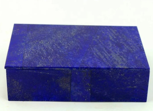 Handmade Royal Blue Lapis Lazuli Jewellery Box – Afghanistan