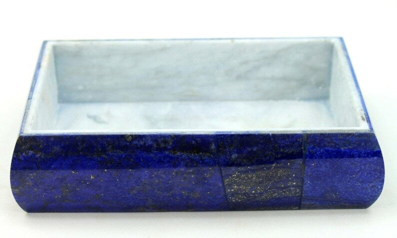 Handmade Royal Blue Lapis Lazuli Jewellery Box – Afghanistan