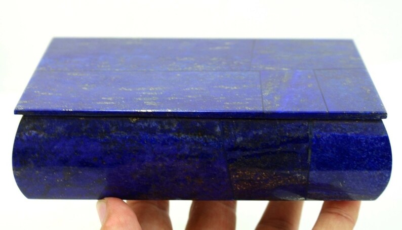 Handmade Royal Blue Lapis Lazuli Jewellery Box – Afghanistan