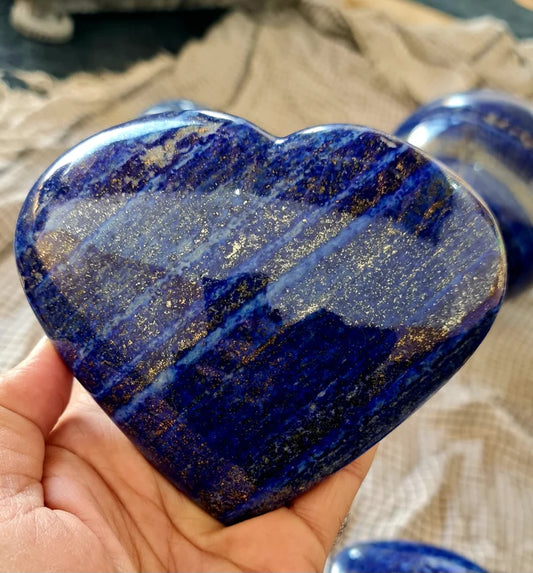 20.630 KG High-Grade Afghan Lapis Lazuli Lot – Polished Spheres & Hearts with Golden Pyrite