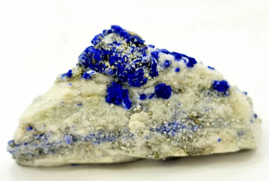 660 gm Royal Blue Natural Lazurite Crystal Cluster on Matrix Specimen- 76*150*47mm
