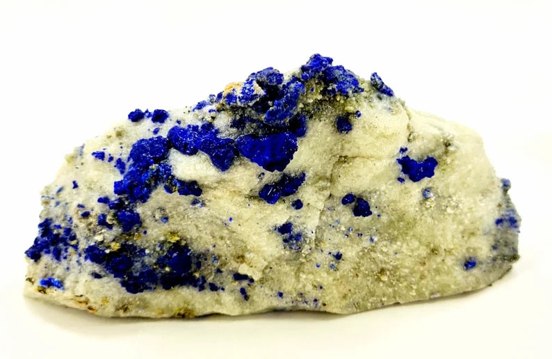 660 gm Royal Blue Natural Lazurite Crystal Cluster on Matrix Specimen- 76*150*47mm