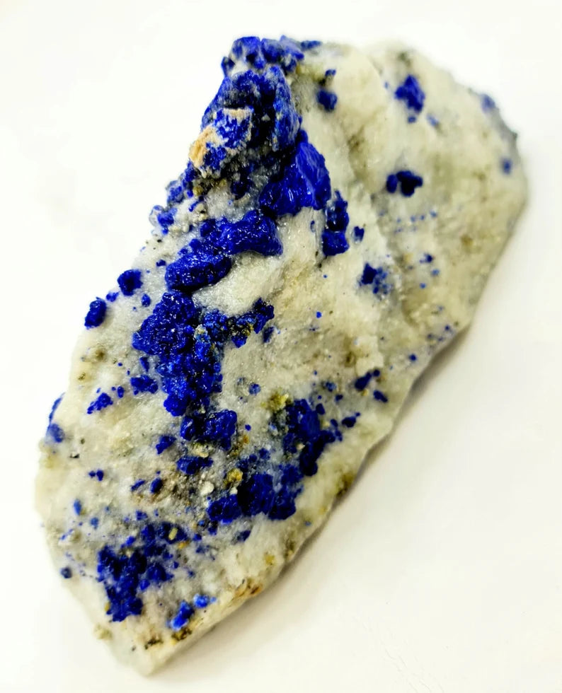660 gm Royal Blue Natural Lazurite Crystal Cluster on Matrix Specimen- 76*150*47mm