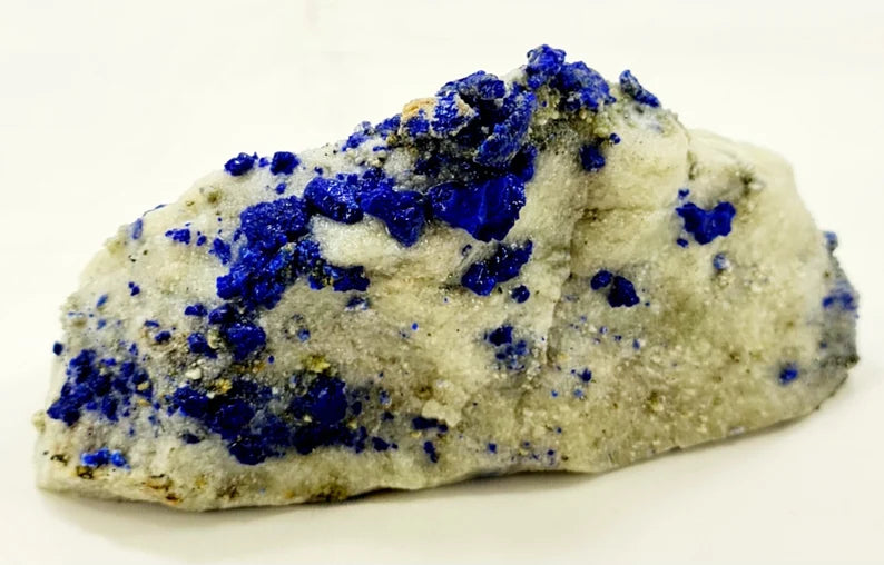 660 gm Royal Blue Natural Lazurite Crystal Cluster on Matrix Specimen- 76*150*47mm