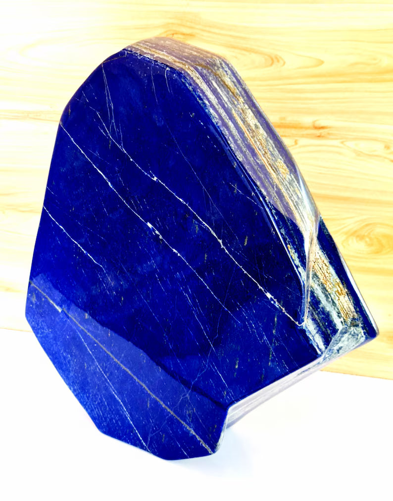 20.750 kg AAA+ Grade Royal Blue Lapis Lazuli Polished Freeform – Afghan Origin