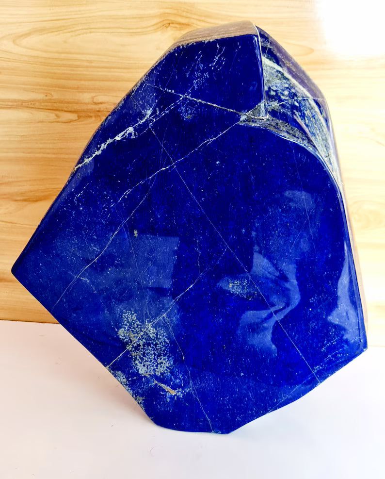 20.750 kg AAA+ Grade Royal Blue Lapis Lazuli Polished Freeform – Afghan Origin