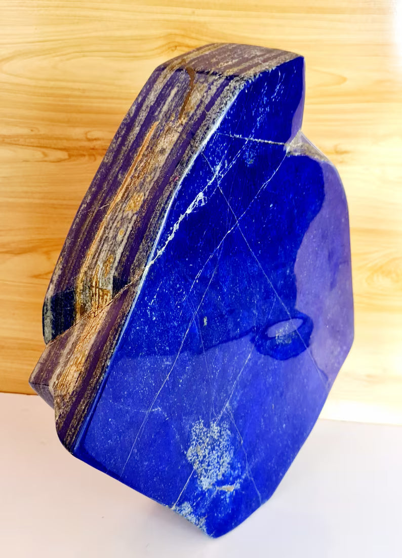 20.750 kg AAA+ Grade Royal Blue Lapis Lazuli Polished Freeform – Afghan Origin