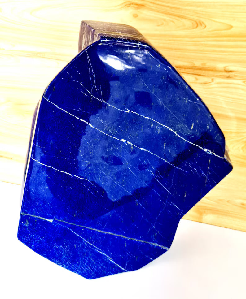 20.750 kg AAA+ Grade Royal Blue Lapis Lazuli Polished Freeform – Afghan Origin