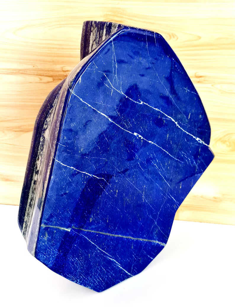 20.750 kg AAA+ Grade Royal Blue Lapis Lazuli Polished Freeform – Afghan Origin