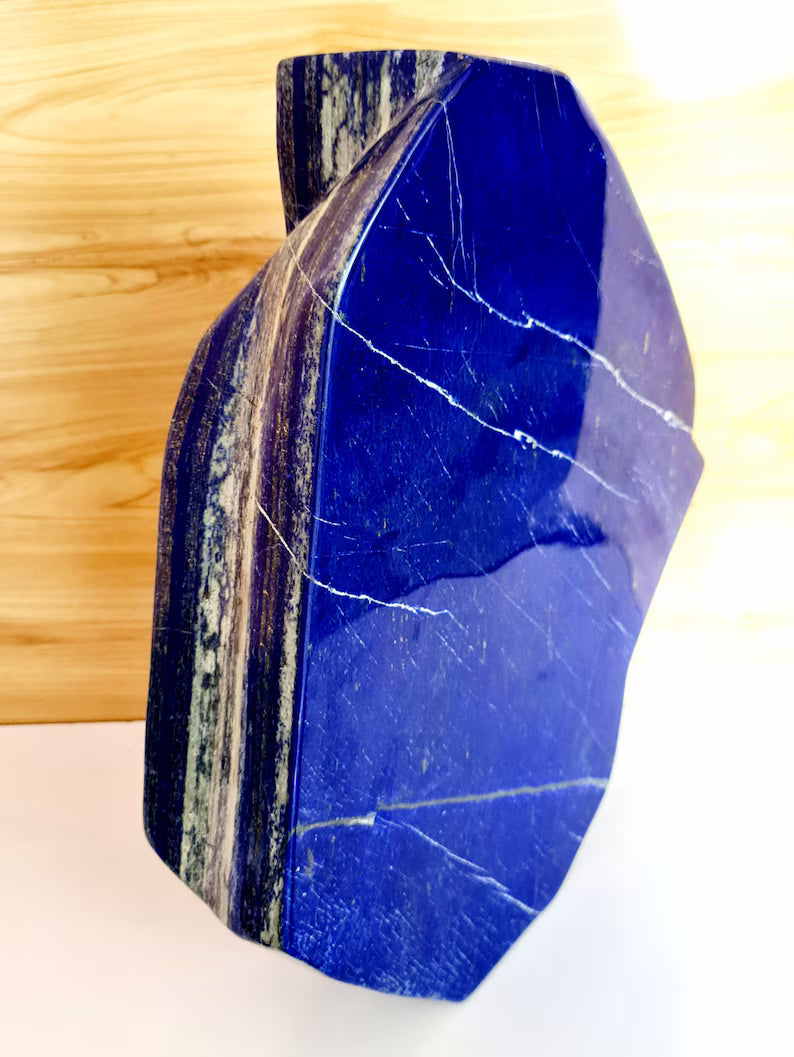 20.750 kg AAA+ Grade Royal Blue Lapis Lazuli Polished Freeform – Afghan Origin