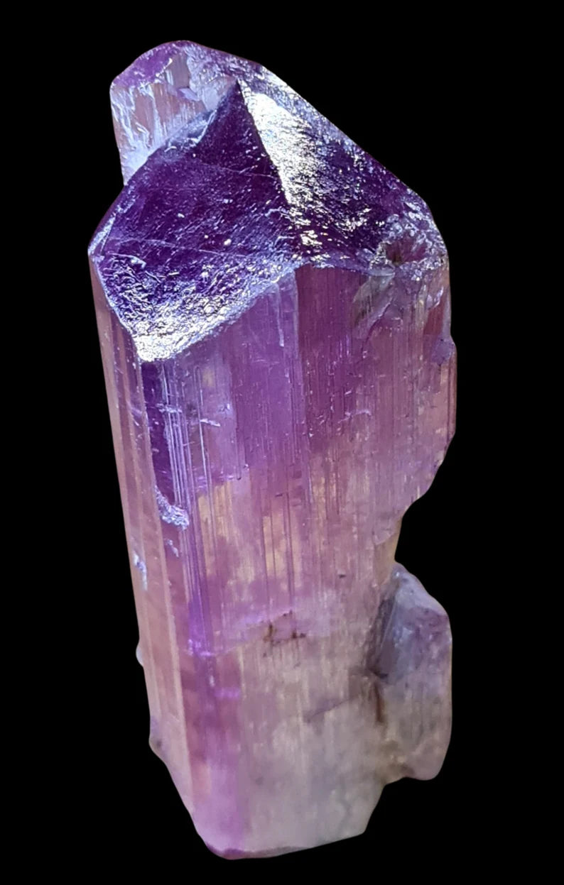 953 gm Undamaged Natural Double Terminated & Self-Standing V-Shaped Purplish Pink Gemmy Kunzite Crystal | Afghanistan