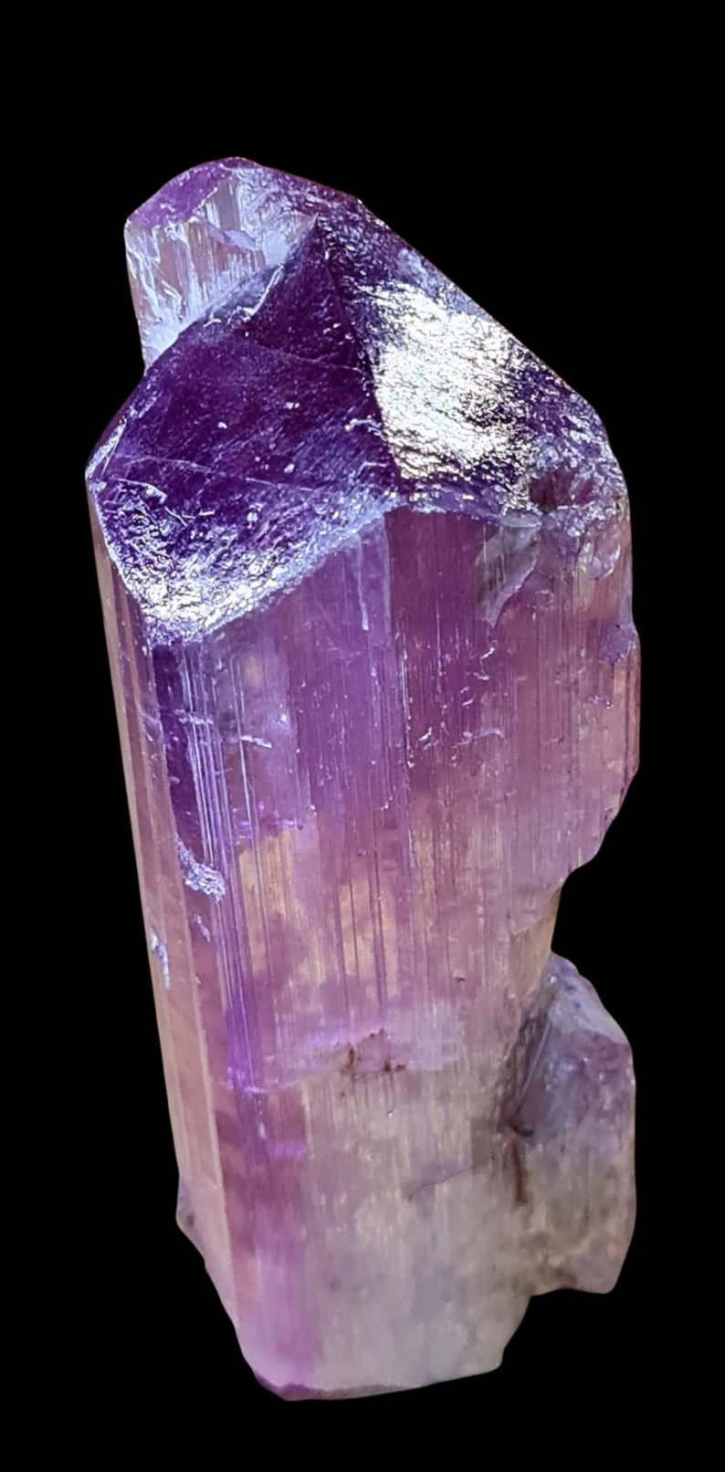 953 gm Undamaged Natural Double Terminated & Self-Standing V-Shaped Purplish Pink Gemmy Kunzite Crystal | Afghanistan