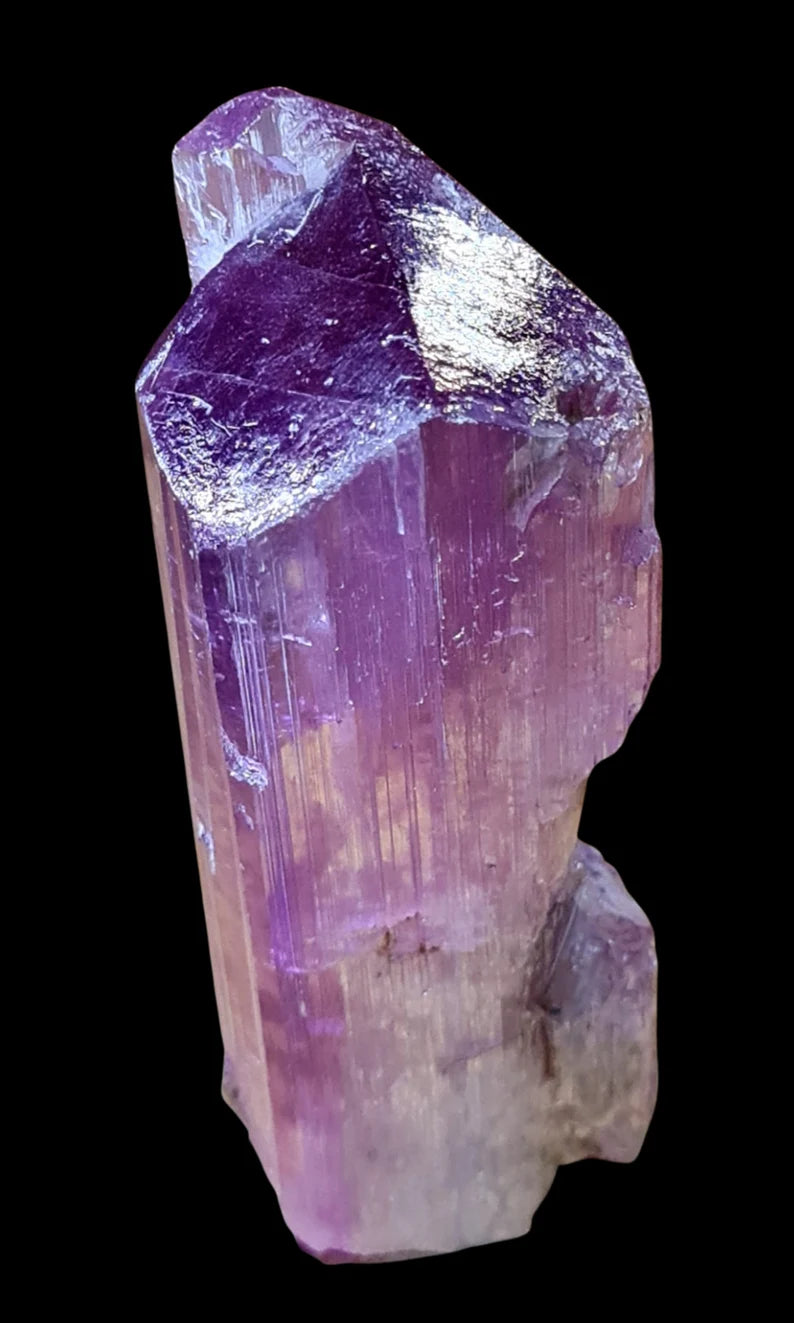 953 gm Undamaged Natural Double Terminated & Self-Standing V-Shaped Purplish Pink Gemmy Kunzite Crystal | Afghanistan