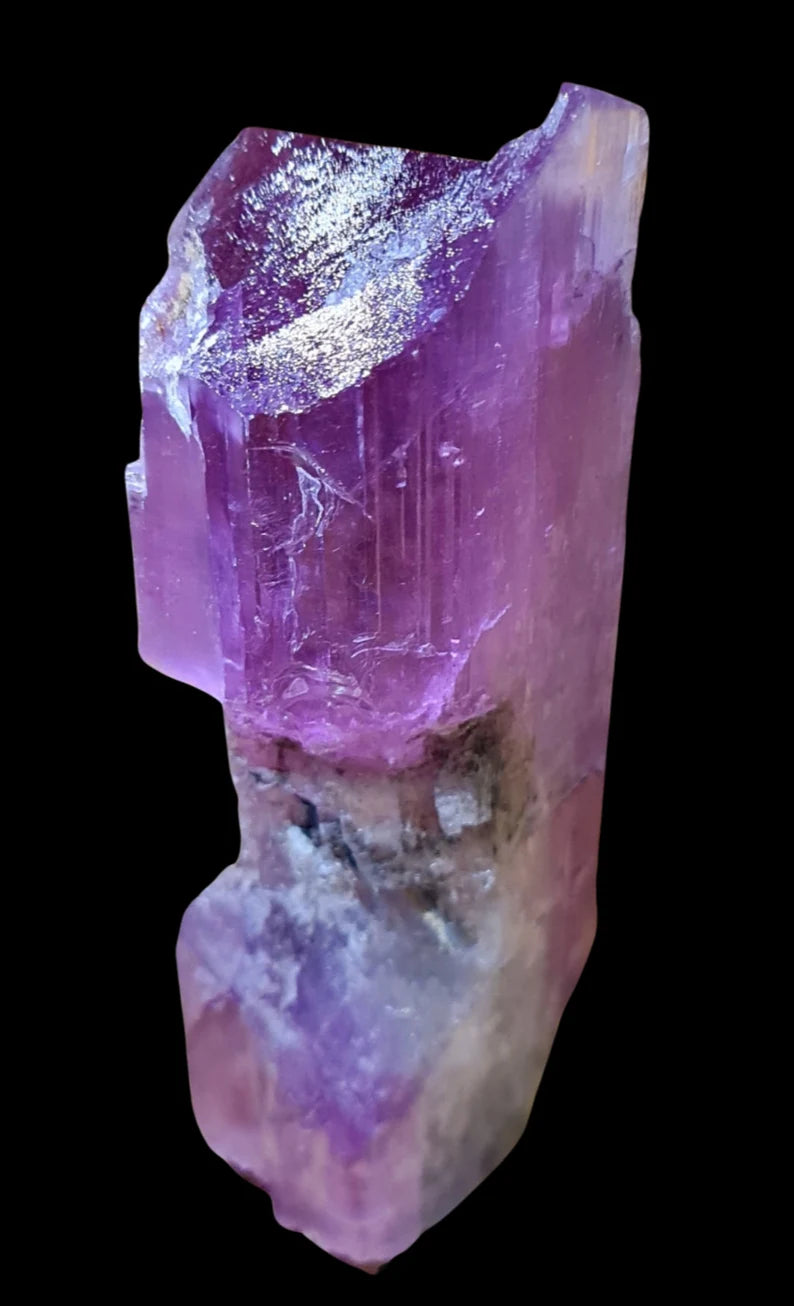 953 gm Undamaged Natural Double Terminated & Self-Standing V-Shaped Purplish Pink Gemmy Kunzite Crystal | Afghanistan