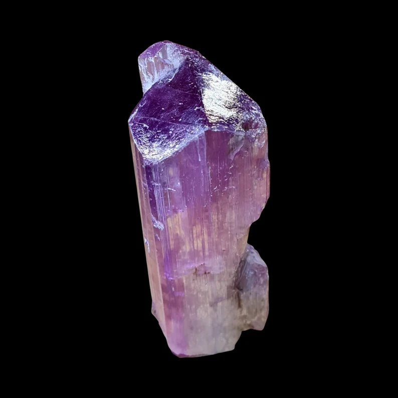 953 gm Undamaged Natural Double Terminated & Self-Standing V-Shaped Purplish Pink Gemmy Kunzite Crystal | Afghanistan