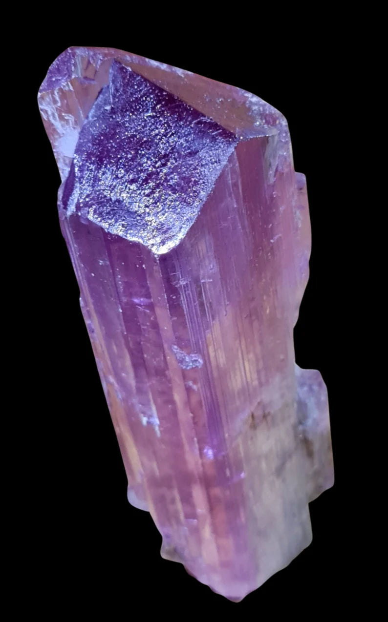 953 gm Undamaged Natural Double Terminated & Self-Standing V-Shaped Purplish Pink Gemmy Kunzite Crystal | Afghanistan