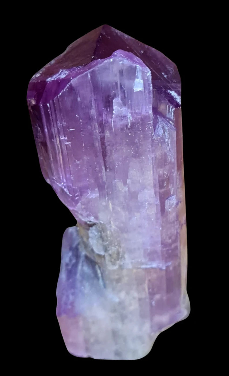 953 gm Undamaged Natural Double Terminated & Self-Standing V-Shaped Purplish Pink Gemmy Kunzite Crystal | Afghanistan