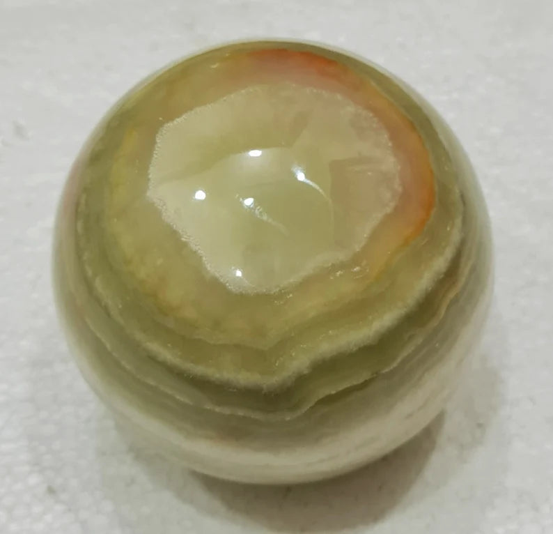 1.470 kg Handmade Banded Onyx Polished Healing Sphere – 100 mm