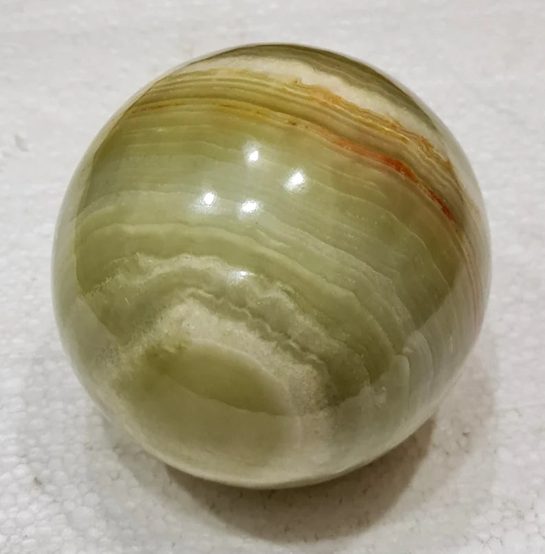 1.470 kg Handmade Banded Onyx Polished Healing Sphere – 100 mm