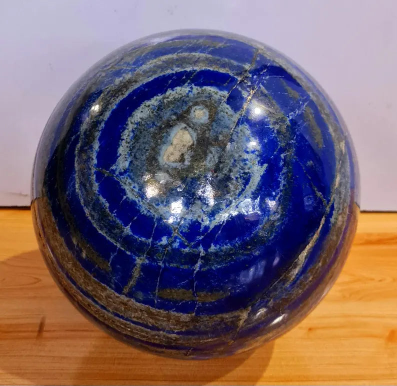 19.960 kg XXL Museum-Size High-Grade Afghan Lapis Lazuli Polished Sphere – 230 mm