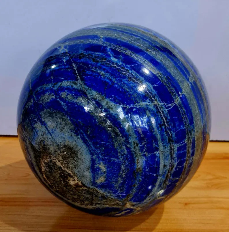 19.960 kg XXL Museum-Size High-Grade Afghan Lapis Lazuli Polished Sphere – 230 mm