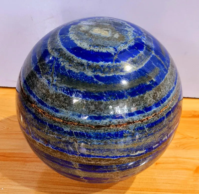 19.960 kg XXL Museum-Size High-Grade Afghan Lapis Lazuli Polished Sphere – 230 mm