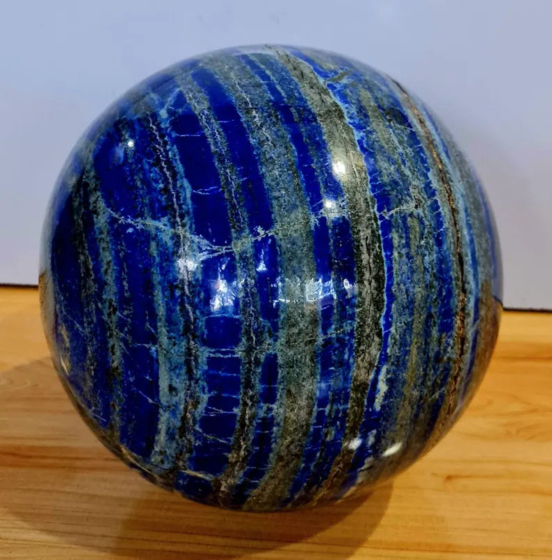 19.960 kg XXL Museum-Size High-Grade Afghan Lapis Lazuli Polished Sphere – 230 mm