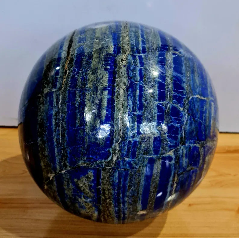 19.960 kg XXL Museum-Size High-Grade Afghan Lapis Lazuli Polished Sphere – 230 mm