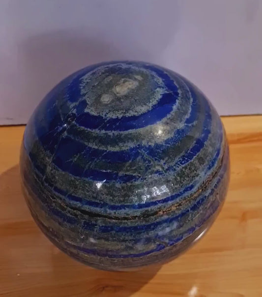 19.960 kg XXL Museum-Size High-Grade Afghan Lapis Lazuli Polished Sphere – 230 mm